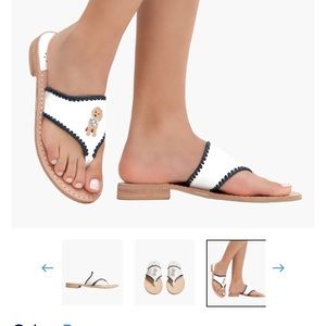 Jack Rogers golden doodle embroidered sandal